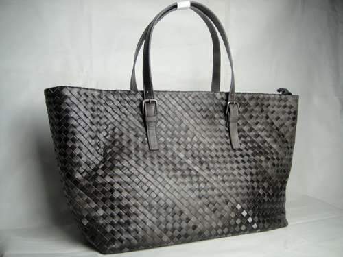 Bottega Veneta Lambskin Tote Bag 1026 grey